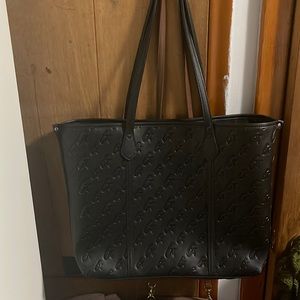 Glamaholic black sleek tote